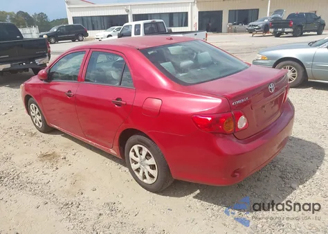 2009 Toyota Corolla Le z USA, uszkodzony, nr VIN JTDBL40E69J004998